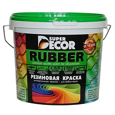 Резиновая краска Rubber №17 небесный 1кг