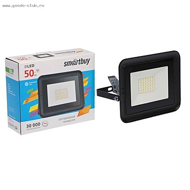 прожектор Smartbuy LED 50W/6500K/IP65, SBL-FLSMD-50-65K