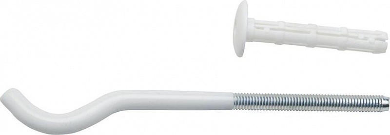 Кронштейн д/радиат. чугунного анкерный 9*220мм Белый