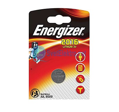 батарейка ENERGIZER CR2016 1*BL (Р)