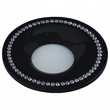 светильник DLS-V103 GU5.3 BLACK отделка стразами Fametto 10728