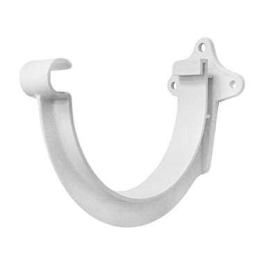 Кронштейн желоба ПВХ Murol D=130 белый