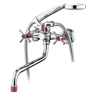 смеситель д/ванны FRUD R-22118-10 1/2 м/к красный
