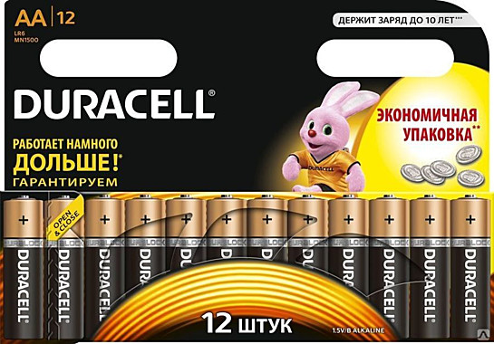 батарейка Duracell BASIC LR06-12BL