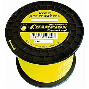 Леска для тримера CHAMPION звезда 2,0мм*130м C5014
