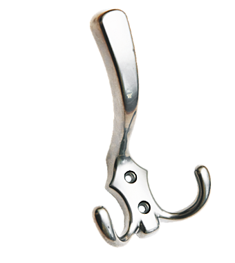 крючок-вешалка №9 серебро