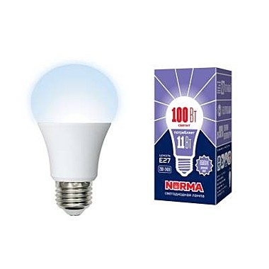 лампа NORMA A60 LED (13W) 220V/6500K/E27, UL-00004022