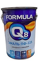 эмаль ПФ-115 Formula Q8 зеленая 6кг