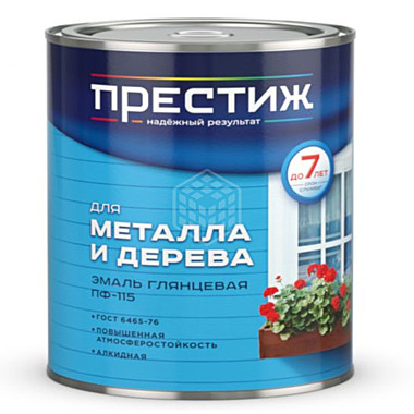эмаль ПФ-115 ПРЕСТИЖ зеленая 1,9кг