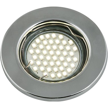 светильник встр. Спутник  MR16 d80mm, H30mm, никель (Р)