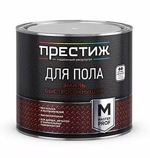 эмаль АКРИЛОВАЯ для пола ПРЕСТИЖ золотисто-коричневая 1,9кг