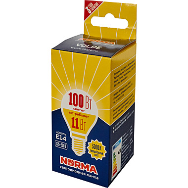 лампа NORMA A60 LED (20W) 220V/3000K/E27, UL-00004030