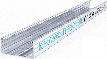 профиль потолочный ПП 60*27*0,5мм 3м Стандарт