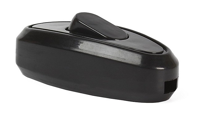 выключатель на шнур 6А 250В черный Smartbuy, SBE-06-S04-b