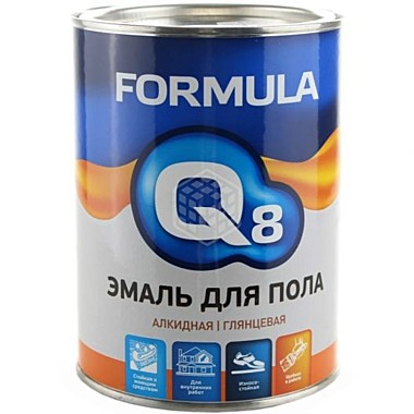 эмаль ПФ-266 для пола Formula Q8 золотисто-коричневая 0,9кг
