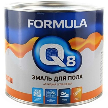 эмаль ПФ-266 для пола Formula Q8 Золотисто-Коричневая 1,9кг