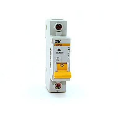 авт. выкл. IEK BA 47-29 4П С 16А (Р)