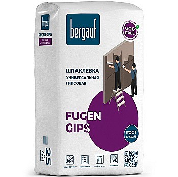 шпаклевка Bergauf Finish Gips гипсовая финишная 18кг