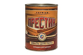 эмаль Б/С д/пола (0,9кг) золотисто-коричневая Престиж