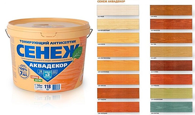 сенеж аквадекор 0,9кг (тик)