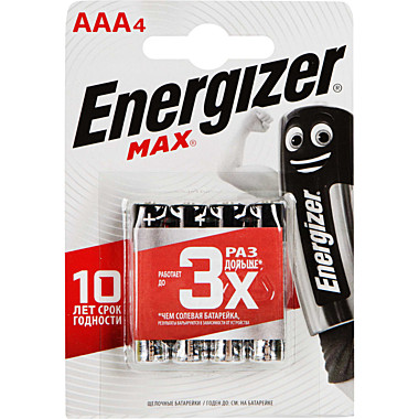 батарейка ENERGIZER MAX LR03 4*BL