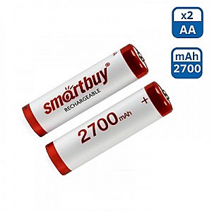 Аккумулятор NiMh Smartbuy AA/2BL 2700 mAh