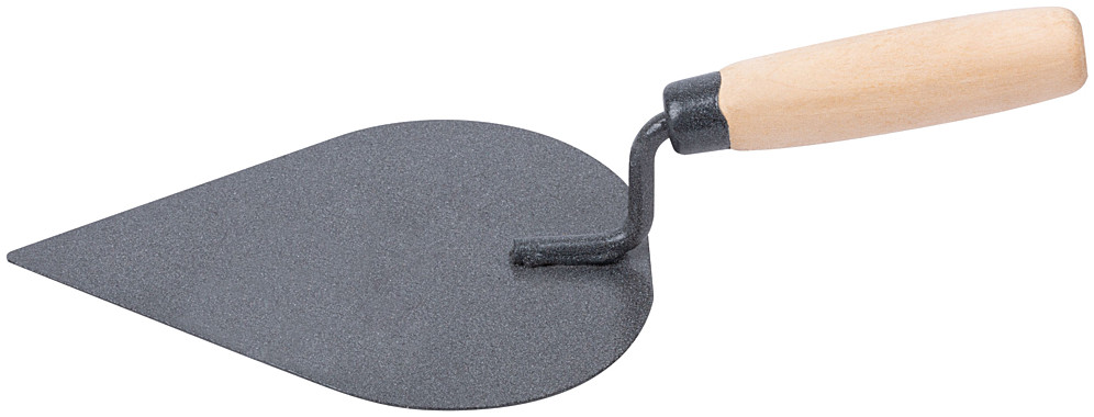 кельма штукатура стальная, деревянная усиленная ручка, 175мм// Россия 86224