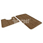набор ковриков АКТИВ icarpet 50*80+50*40 003 кофе с молоком 55 SHAHINTEKS