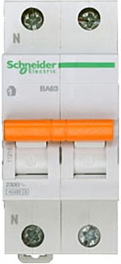 авт. выкл. Schneider Electric C 2P 10A Europa (Р)